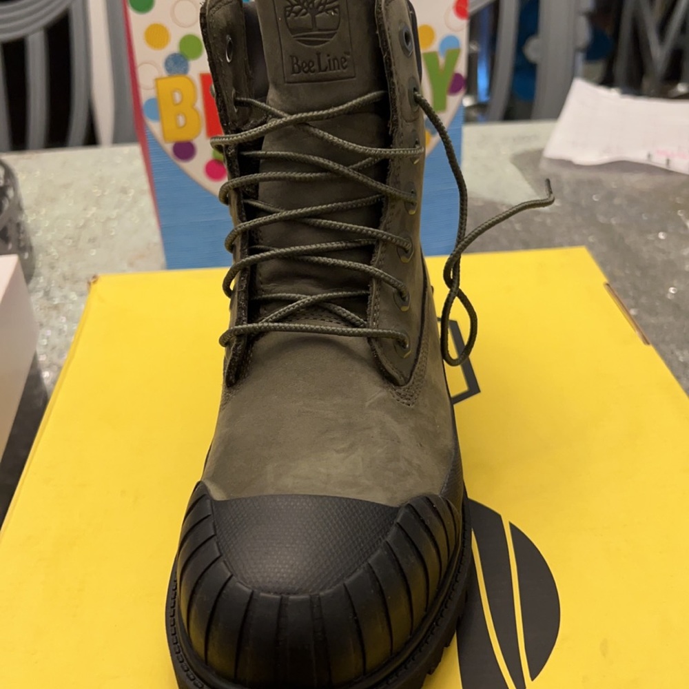 Olive colored Timberland boot!